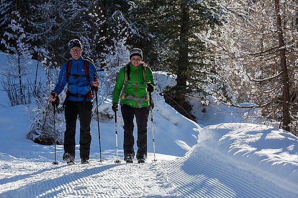 Randonnée d'hiver à Niederthai