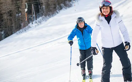 Les vrais plaisirs du ski ! Il n'y a pas d'âge pour apprendre à skier