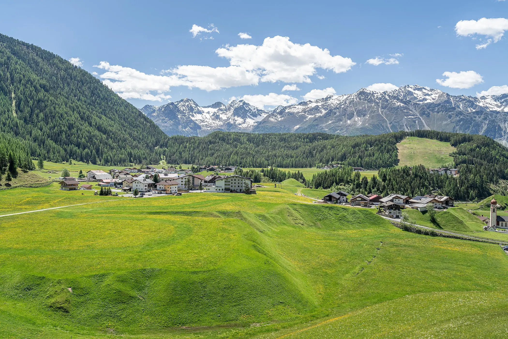 L'été dans la vallée Ötztal L'été dans la vallée Ötztal