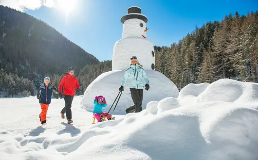 Le bonhomme de neige ne saurait manquer !