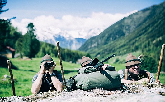 Chasse en montagne