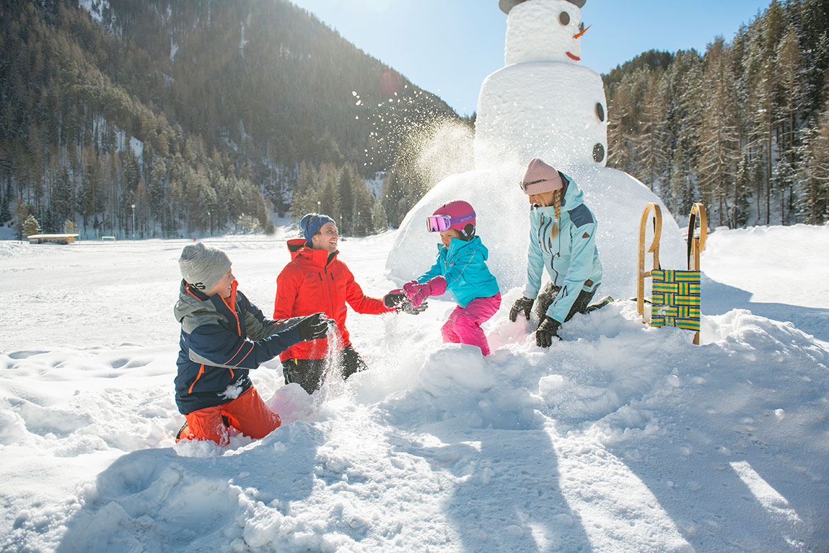 Winter holiday with children